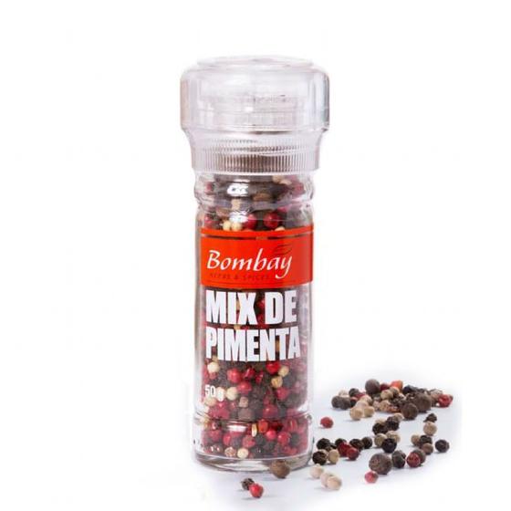 Imagem de Mix de Pimenta com Moedor Bombay 50g