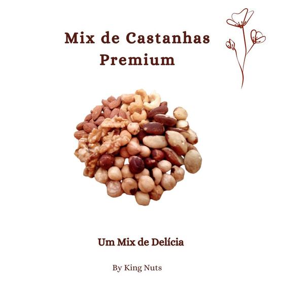 Imagem de Mix Nuts Premium 500g Com Avelã, Caju, Pará, Nozes E Amêndoa