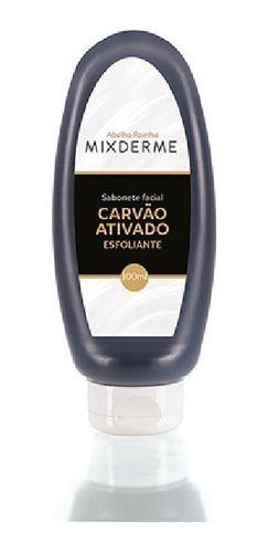 Imagem de Mixderme Sabonete Esfoliante Facial Black Carvão Ativado