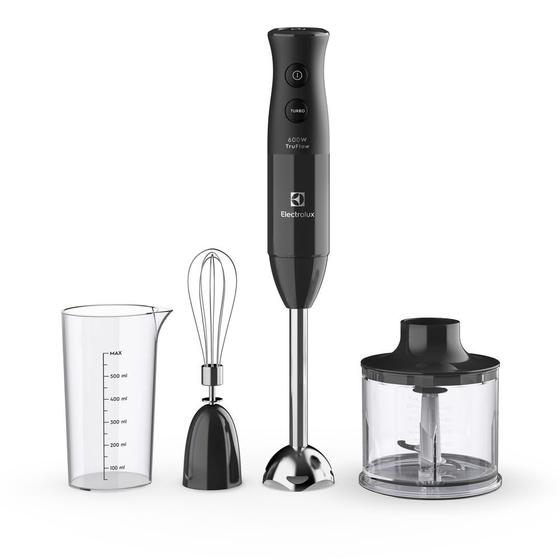 Imagem de Mixer 3 em 1 com Haste em Aço Electrolux com 02 Velocidades, Capacidade de 0,6 Litros e Função Turbo - EIB20