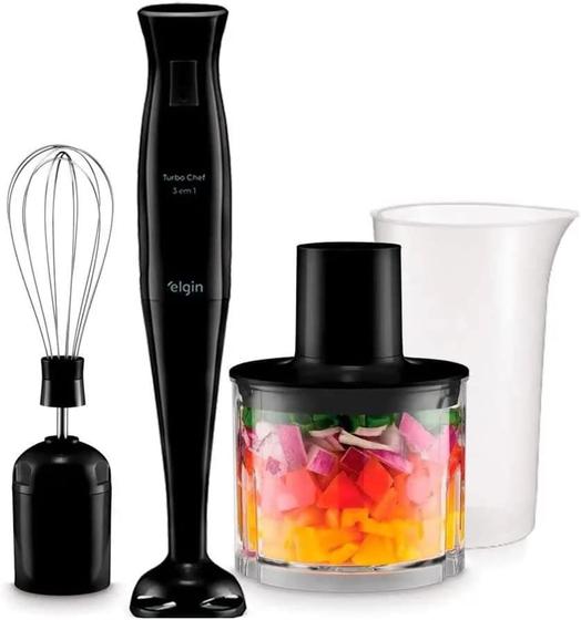 Imagem de Mixer 3 em 1 Turbo Chef 110/127V Black - ELGIN