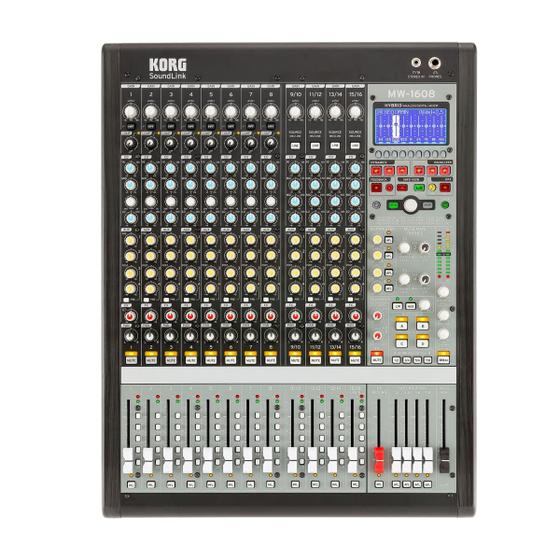 Imagem de Mixer Analógico Digital Korg Mw-1608-Bk