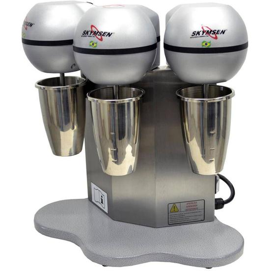 Mixer Batedor de Milk Shake Copo Inox 3 Hastes 500w 220v BMS3N