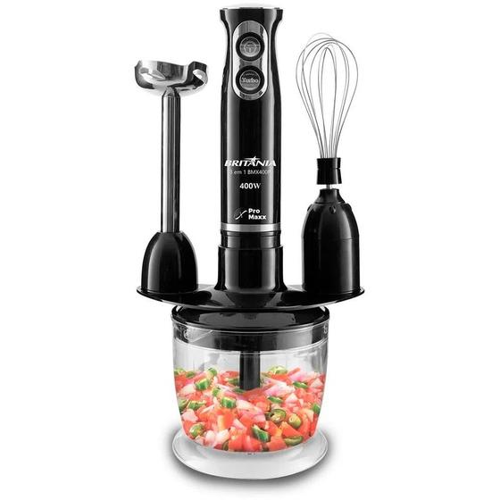 Imagem de Mixer Britania BMX400P Inox 3 In 1 400W 220V/60HZ - Preto