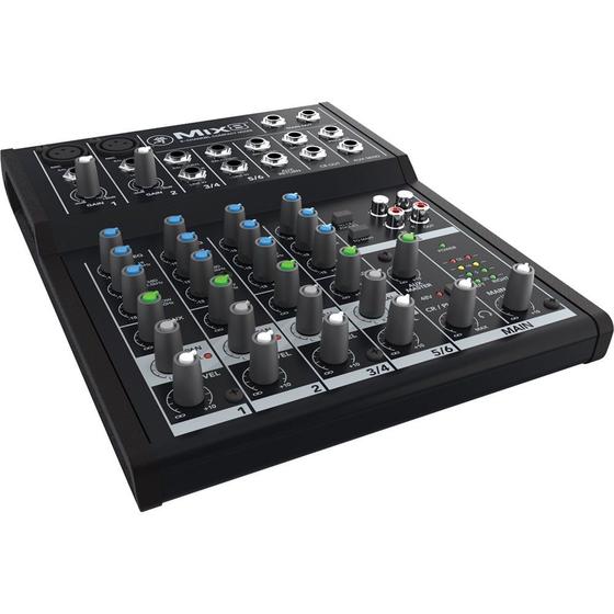 Imagem de Mixer compacto Mackie Mix8 de 8 canais com 2 pré-amplificadores de microfone