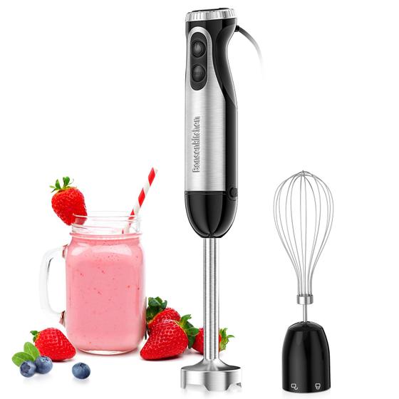 Imagem de Mixer de Imersão Bonsenkitchen 500W, 20 Velocidades + Turbo, Com Batedor