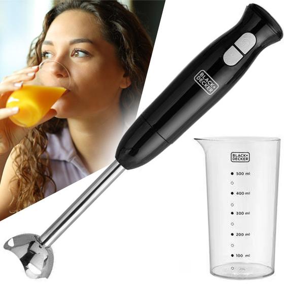 Imagem de Mixer de Mão Portátil Inox Black+Decker Misturador M300