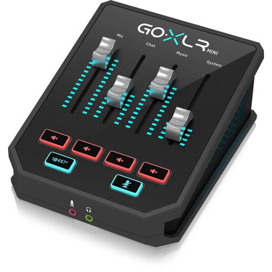 Imagem de Mixer de Transmissão GoXLR MINI TC Helicon - Interface USB