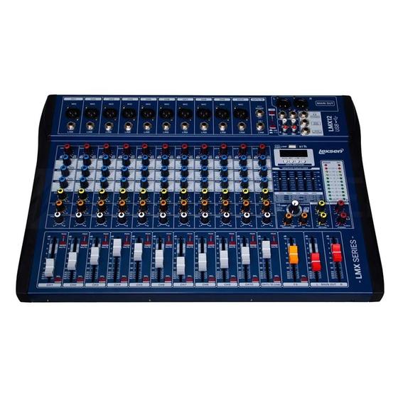 Imagem de Mixer Mesa de Som 12 Canais Lexsen LMX12USB