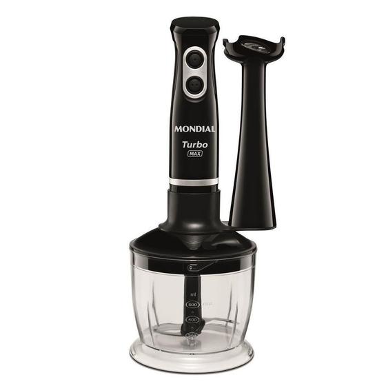 Imagem de Mixer Mondial Turbo Max M-13 2 Velocidades 300W Preto/Prata