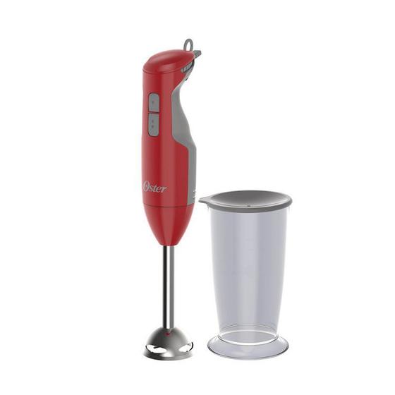 Imagem de Mixer Oster Versatile Vermelho 127V com Haste Em Aço Inox E Motor de 250W