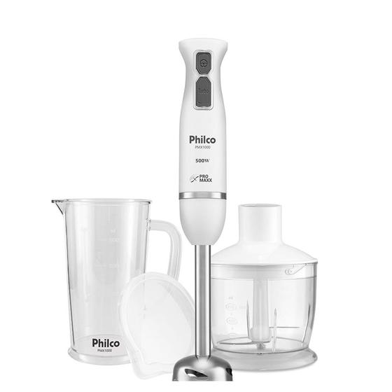 Imagem de Mixer Philco PMX1000 2 em 1, 500W, Copo de 950ml, 127V, Branco - 53201029