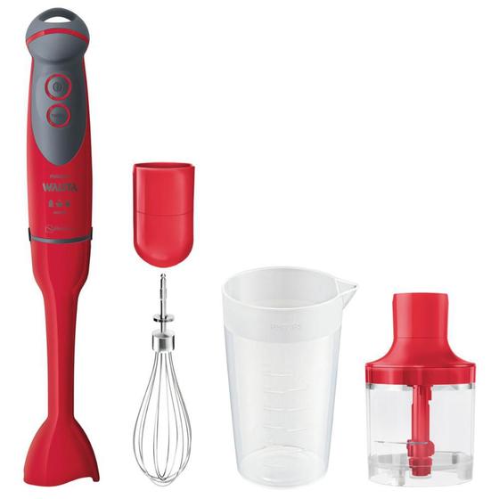 Imagem de Mixer Philips Walita 3 em 1 400W Viva Collection 2 Velocidades Vermelho RI1364