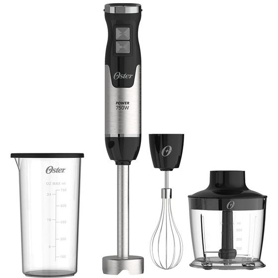Mixer Power Oster Black Inox 3 em 1 Menor preço em Mixer Power Oster Black Inox 3 em 1