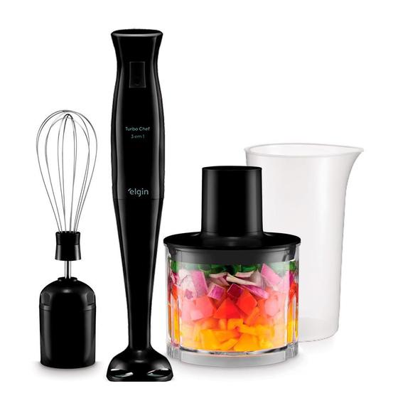 Mixer Vertical Turbo Chef 3X1 700Ml Elgin 200W Preto 220V é ruim? Mixer Vertical Turbo Chef 3X1 700Ml Elgin 200W Preto 220V é boa?