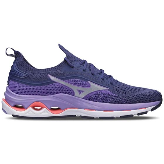 Mizuno Tenis Wave Legend 3 Feminino Azul Roxo Tenis Esportivo Magazine Luiza
