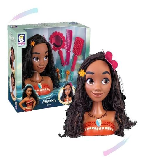 Imagem de Moana Busto Boneca Licenciada Original Lançamento Cotiplás