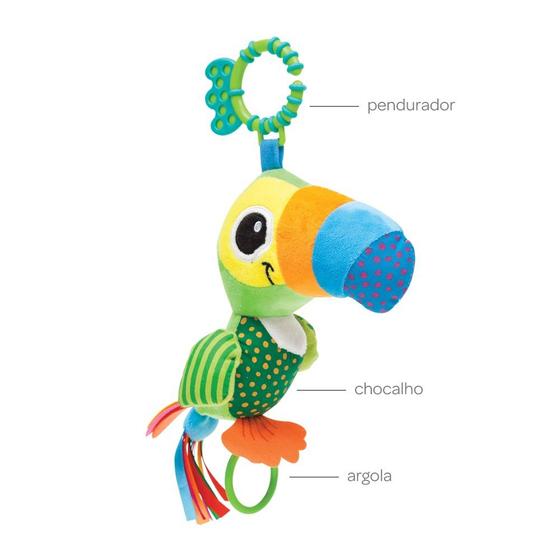 Mobile de Atividades de Bebê Tucano Zuzu Pelúcia Chocalho Mordedor Buba Menor preço em Mobile de Atividades de Bebê Tucano Zuzu Pelúcia Chocalho Mordedor Buba