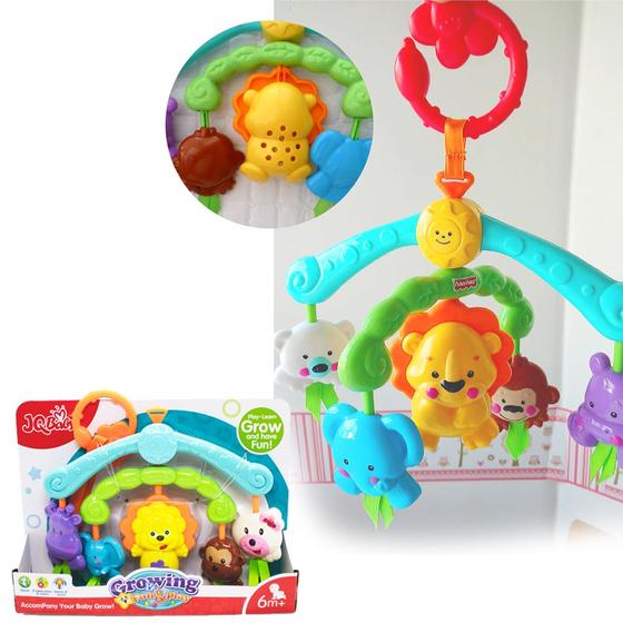 Imagem de Mobile infantil bichinhos growing fun & play para carrinho