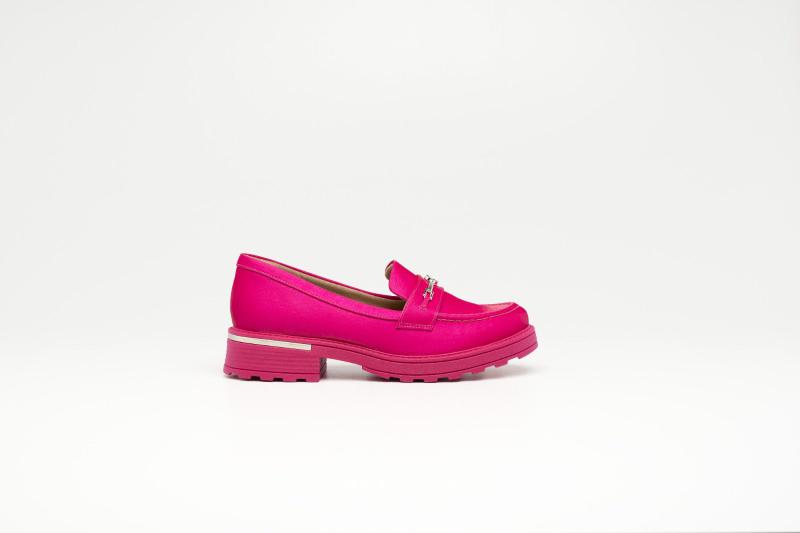 Imagem de Mocassim Barbie Piccadilly Salto Médio 760003-1 Rosa Pink