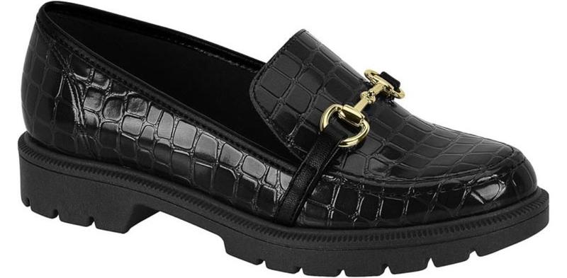 Imagem de Mocassim Beira Rio Loafer Croco Detalhe Pingente 4283.104