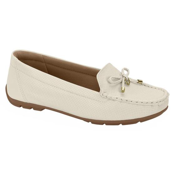 Imagem de Mocassim Clássico Laço Tendência Moda Conforto 7035.646 Modare Branco