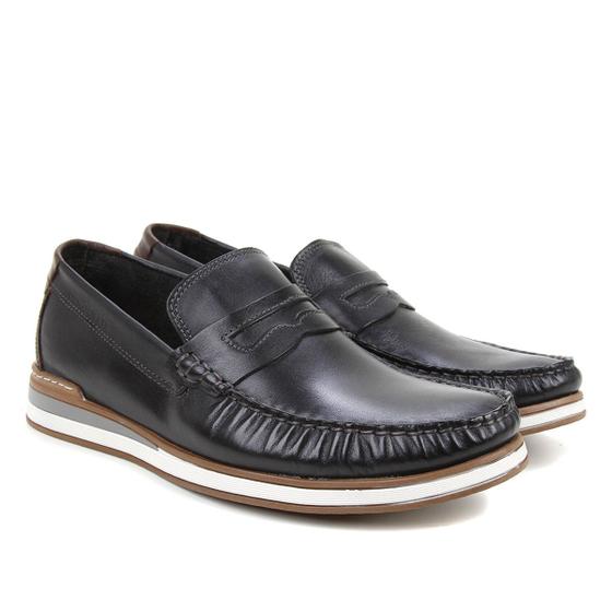 Mocassim Couro Democrata Flow Masculino Menor preço em Mocassim Couro Democrata Flow Masculino