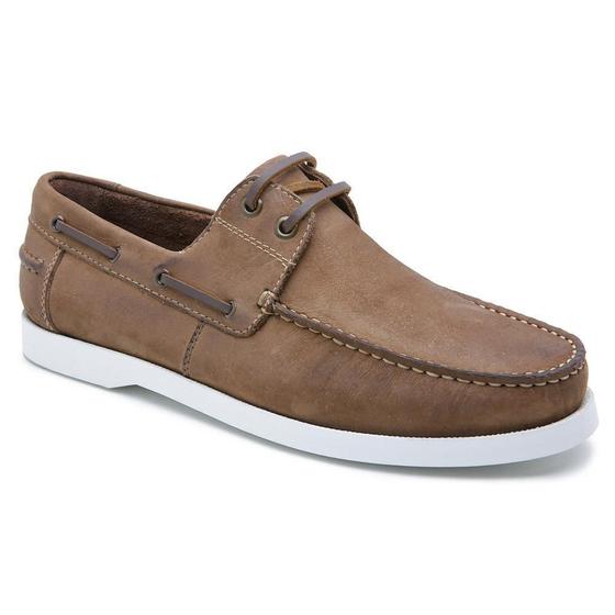 Mocassim Dockside Masculino Couro Cadarço Casual Dia a Dia Menor preço em Mocassim Dockside Masculino Couro Cadarço Casual Dia a Dia