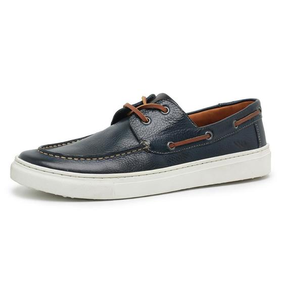 Imagem de Mocassim Dockside Masculino Couro Estilo Casual Confortável