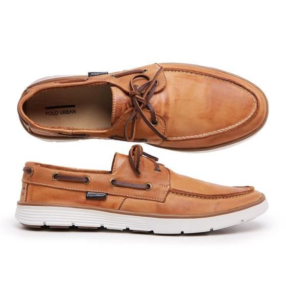 Imagem de Mocassim Dockside Polo Masculino Em Couro