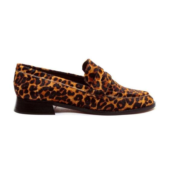 Imagem de Mocassim Feminino Cecconello Animal Print Marrom - 2646002
