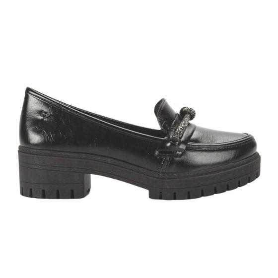 Imagem de Mocassim Feminino Mississipi Q8556 Preto Loafer