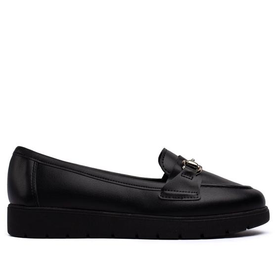 Imagem de Mocassim Feminino Moleca com Enfeite Preto