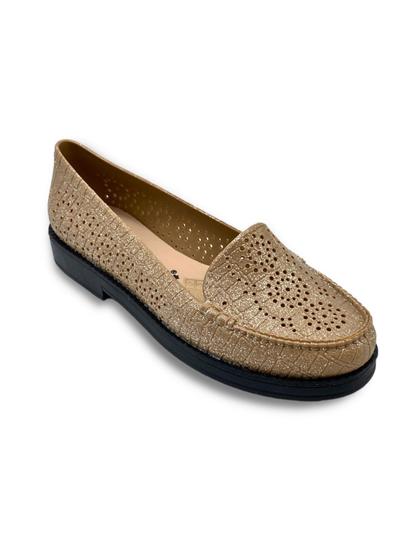 Imagem de Mocassim Feminino PVC Sapatilha Glitter Brilho