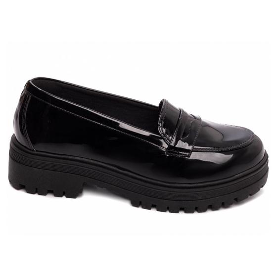 Imagem de Mocassim Feminino Tratorado Preto 355.06D