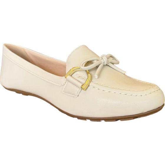 Imagem de Mocassim Laço Fivela Tendência Moda 8263.15319 Sua Cia Vanilla