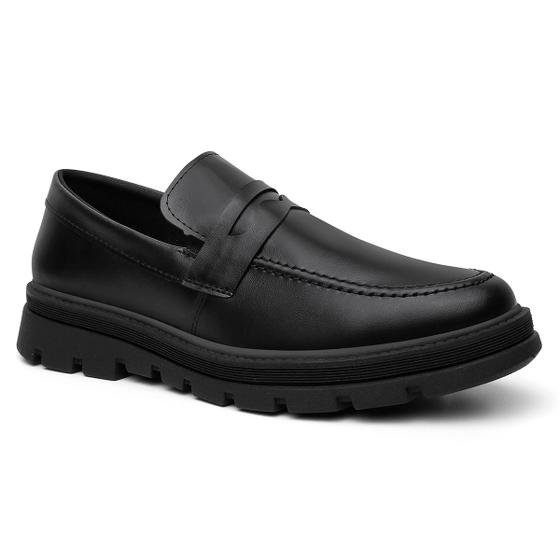 Imagem de Mocassim Masculino Casual TOP STAR Com Solado Tratorado Confortavel Estilo Drive Detalhes
