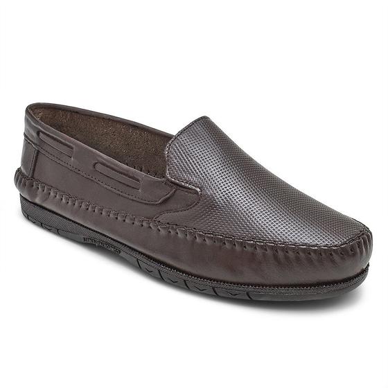 Imagem de Mocassim Masculino Drive Leve Dia a Dia Couro Casual Macio Granado