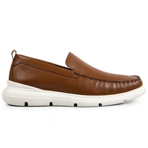 Imagem de Mocassim Sapato Casual Slip On Luigi Elegante Social Despojado Confortável Masculino