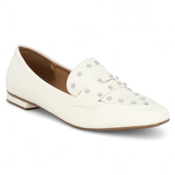 Imagem de Mocassim Vizzano Bico Fino Casual Spike Feminino Macio