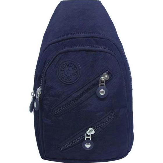 Imagem de Mochila 2 Compartimentos Juvenil Transversal Crinckle Yins
