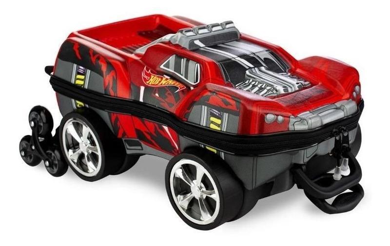 Imagem de Mochila 3D Com Rodinhas Dawgzilla Hot Wheels Marca Max Toys