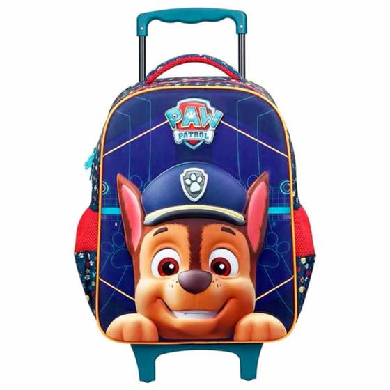 Imagem de Mochila 3D de Rodinhas Infantil - Patrulha Canina - Chase SE - Xeryus