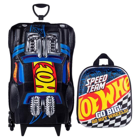 Imagem de Mochila 3D + Lancheira Hot Wheels Night Shifter