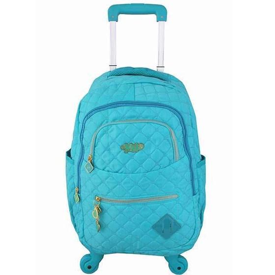 Imagem de Mochila 4 Rodas Giratórias Escolar Mhc3174 - Rosa