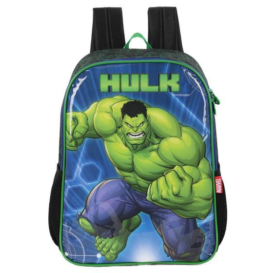 Imagem de Mochila Alças Infantil Vingadores Hulk Marvel ul