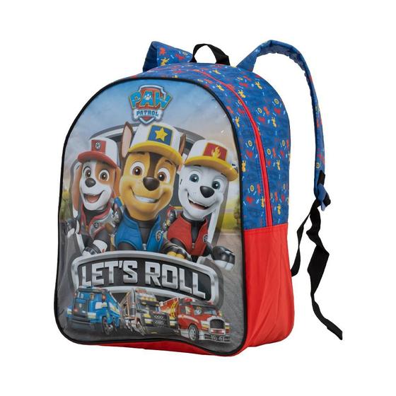 Imagem de Mochila Azul e Vermelho Kids Patrulha Canina  Xeryus