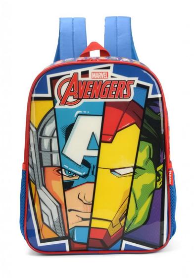 Imagem de Mochila Azul Faces Vingadores Marvel - Luxcel IS39501AG-AZ