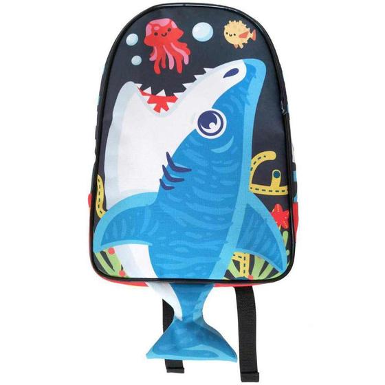 Imagem de Mochila Baby Tubarão Colorido Od-Mbtu Ó Design