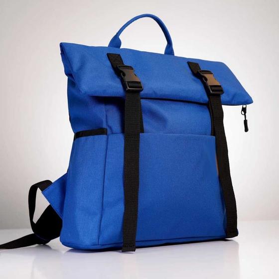 Imagem de Mochila Backpack 25L Expansível Bolsa Mala Resistente a Água Trilha Viagem Caminhada Piquinique Camping Passeio Cor Azul claro